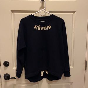 Madewell Black Graphic Sweatshirt